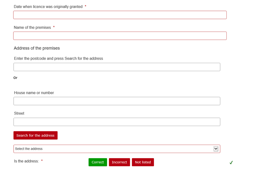 Renewal Form - Electronic Application continued