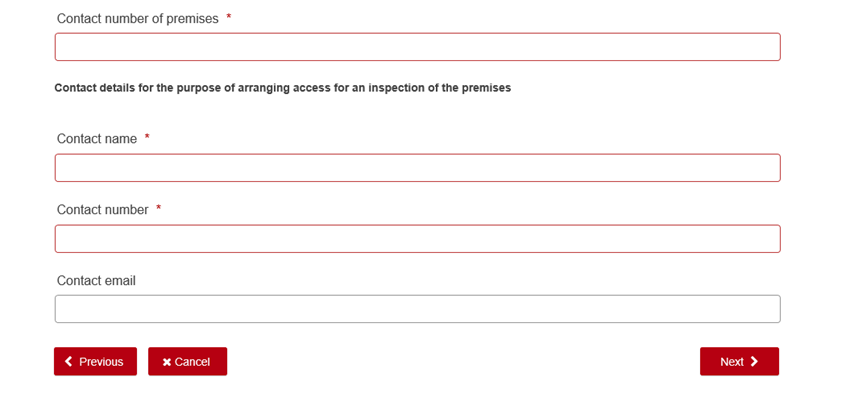 Renewal Form - Electronic Application continued
