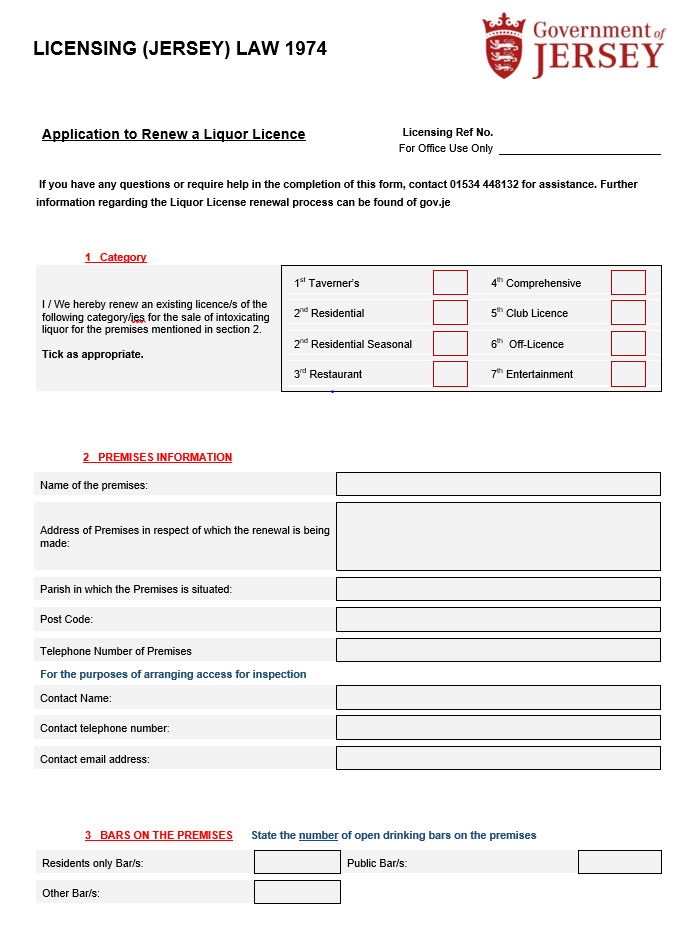 Renewal Form - Paper Application
