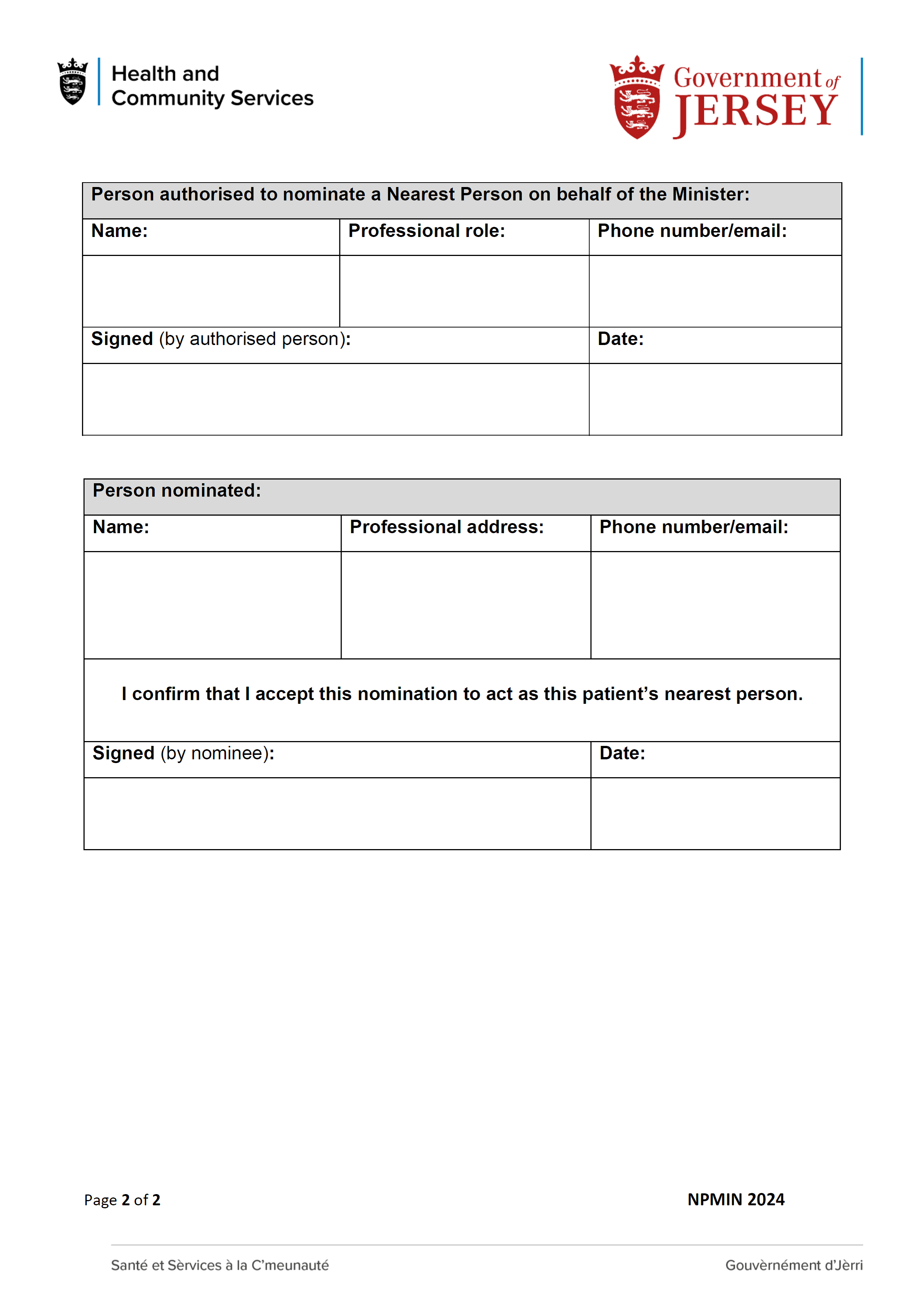 Form NPMIN 2024 page 2 of 2