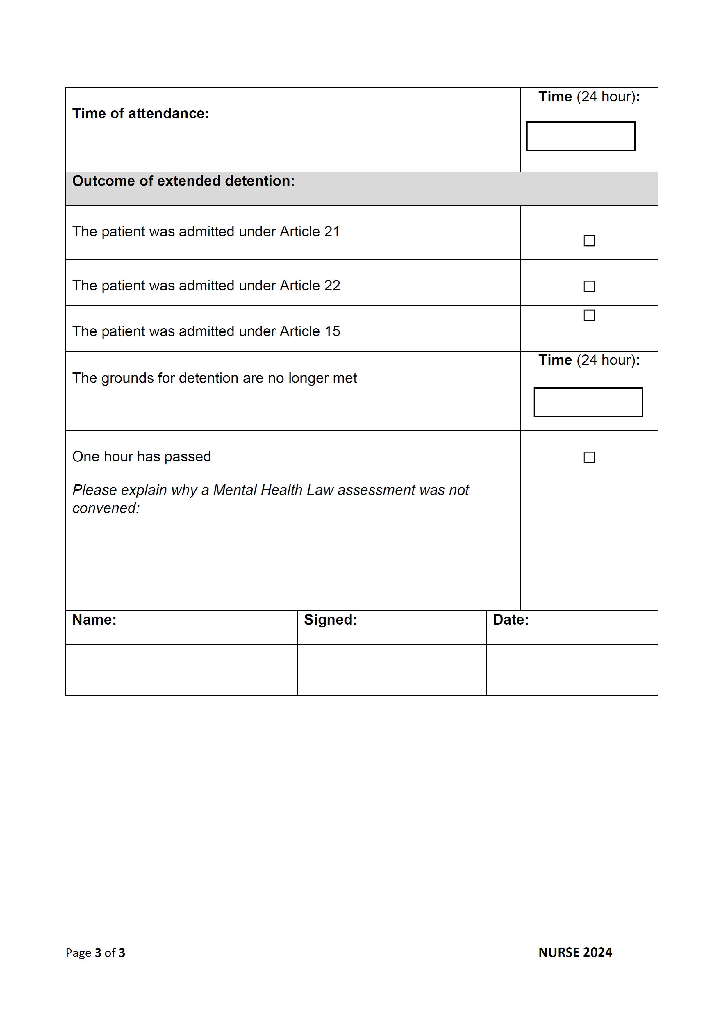 Form NURSE 2024 page 3 of 3