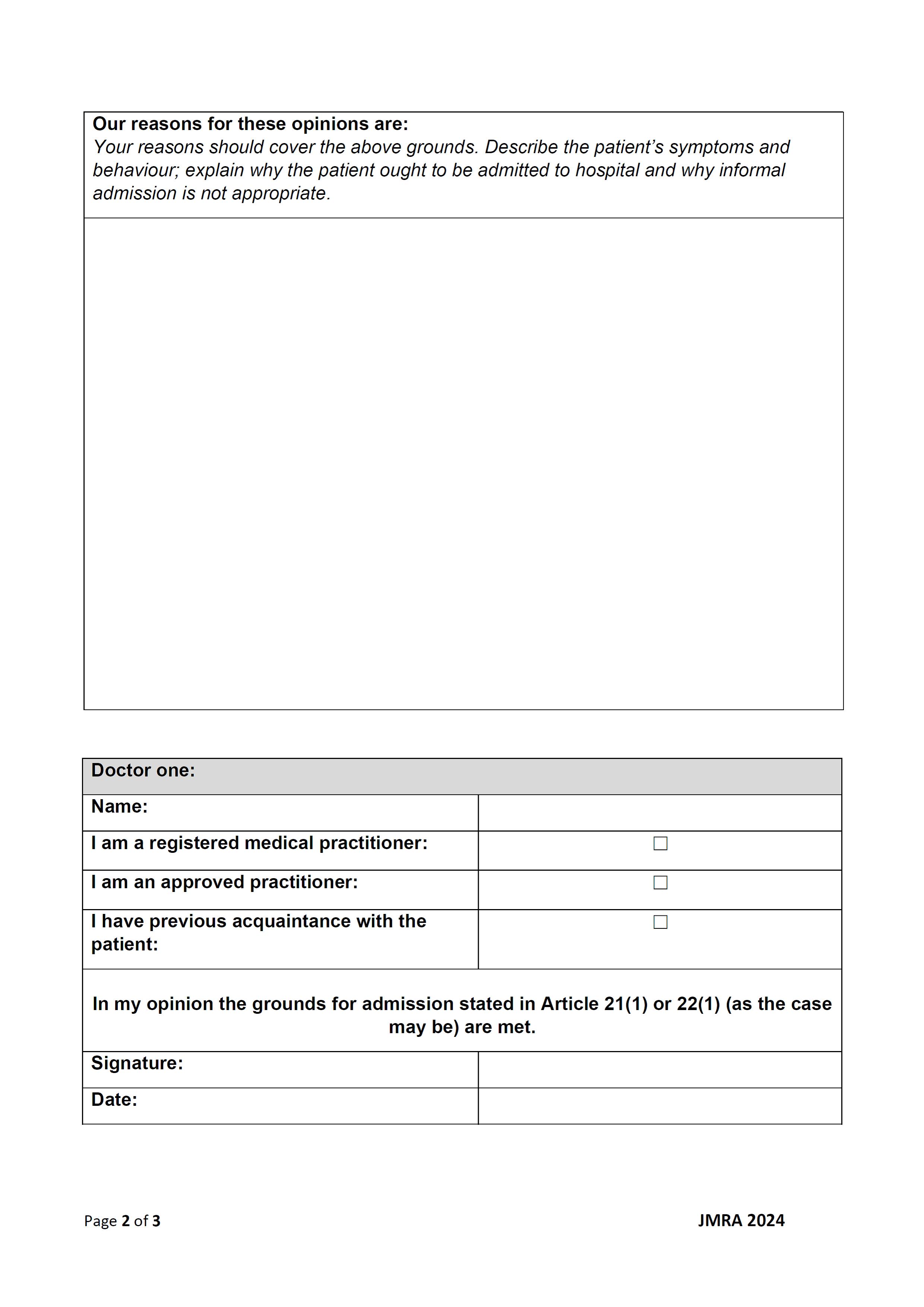 Form JMRA 2024 page 2 of 3
