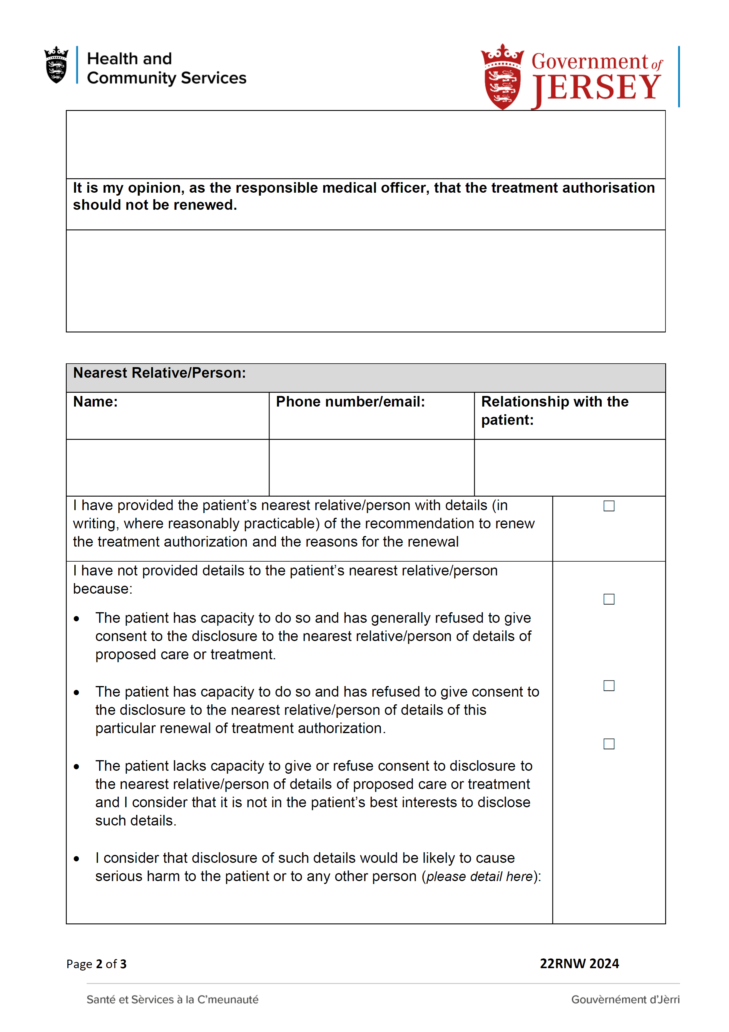 Form 22RNW 2024 page 2 of 3