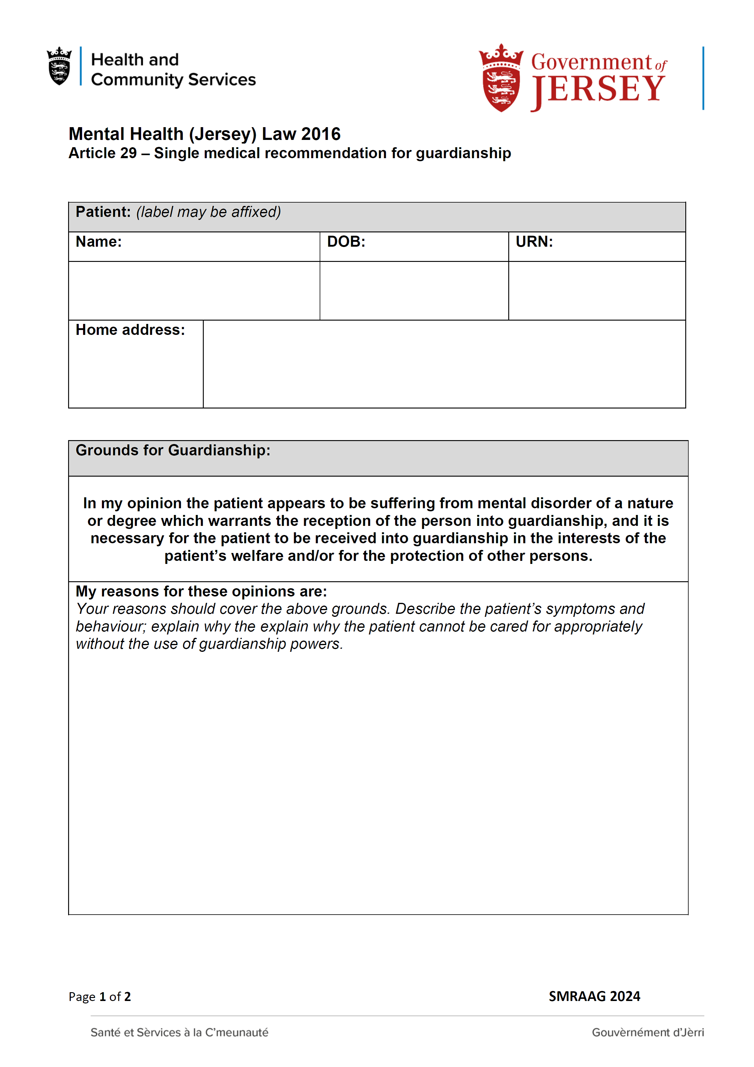Form SMRAAG 2024 page 1 of 2