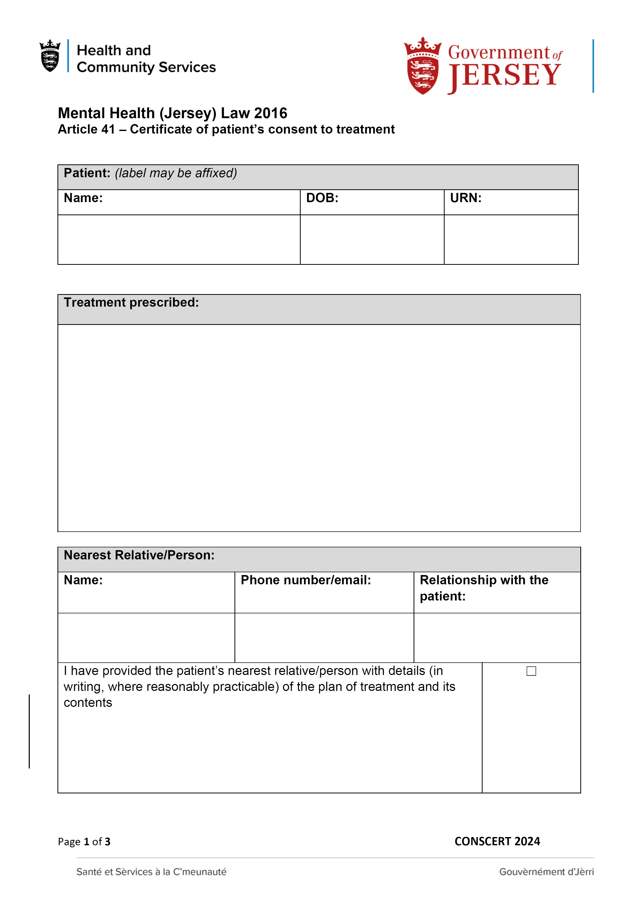 Form CONSCERT 2024 page 1 of 3