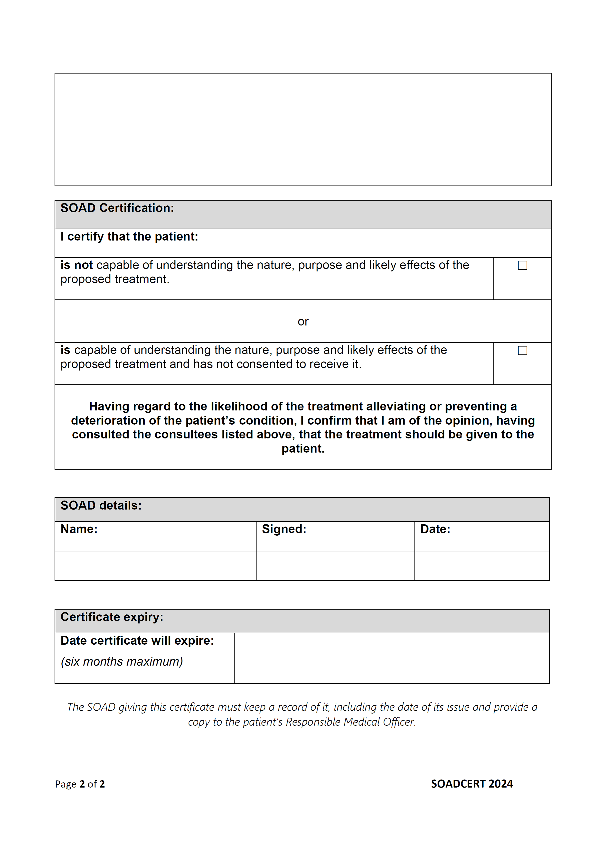 Form SOADCERT 2024 page 2 of 2