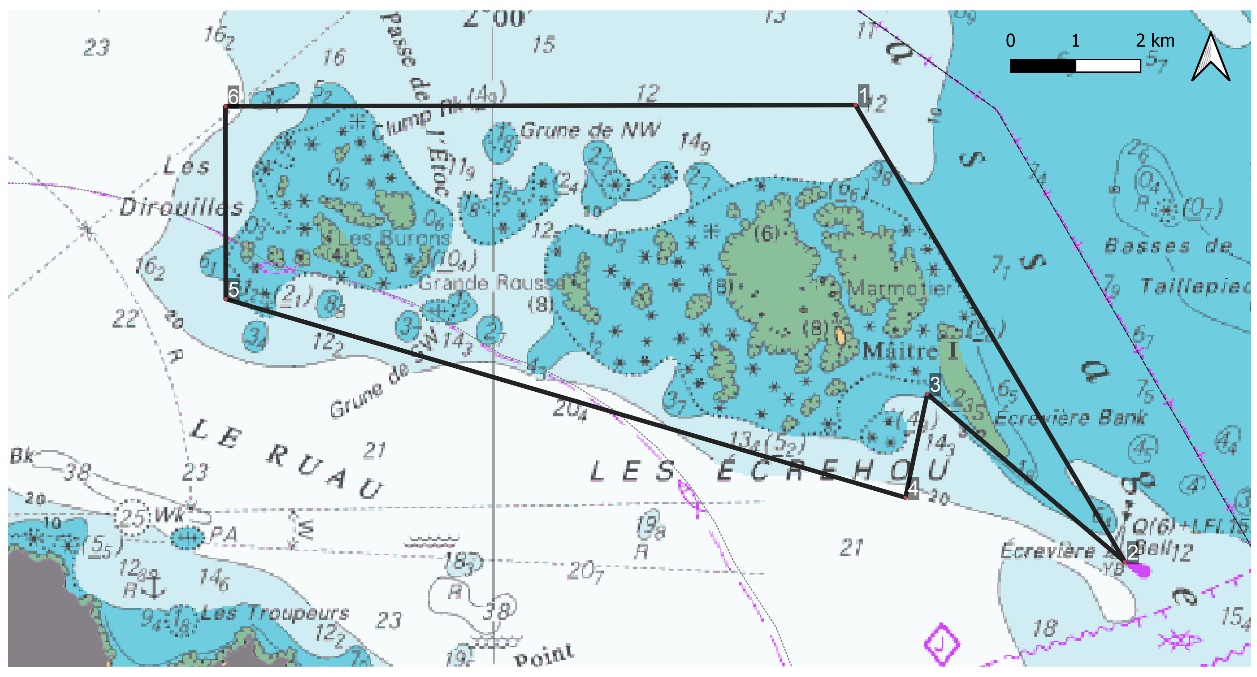 Map - 2026 Ecrehous MPA on Admiralty