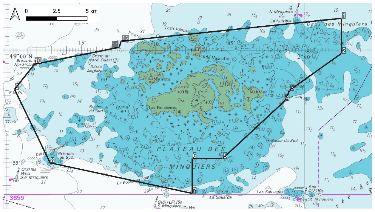 Map - 2026 Minquiers MPA on Admiralty