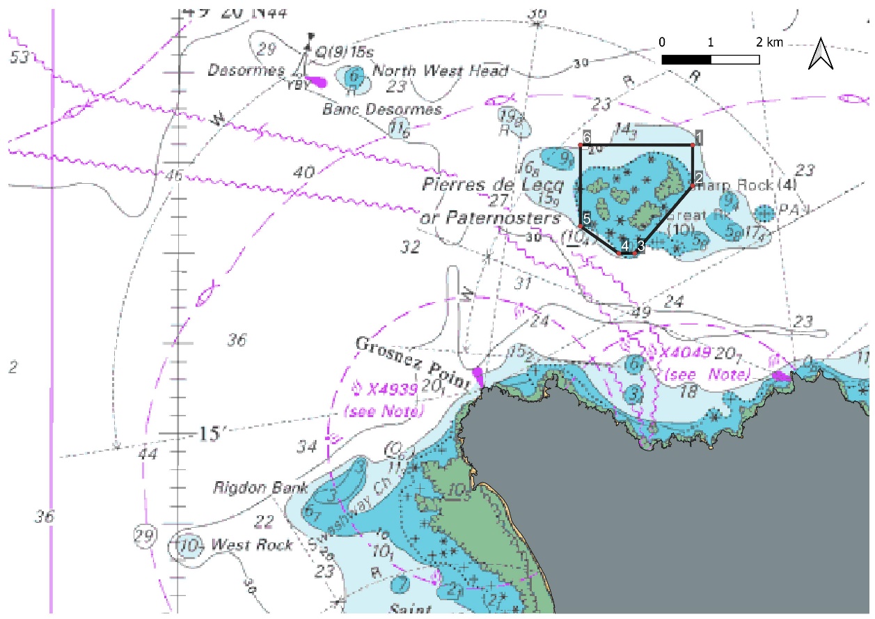 Map - 2026 Paternosters MPA on Admiralty