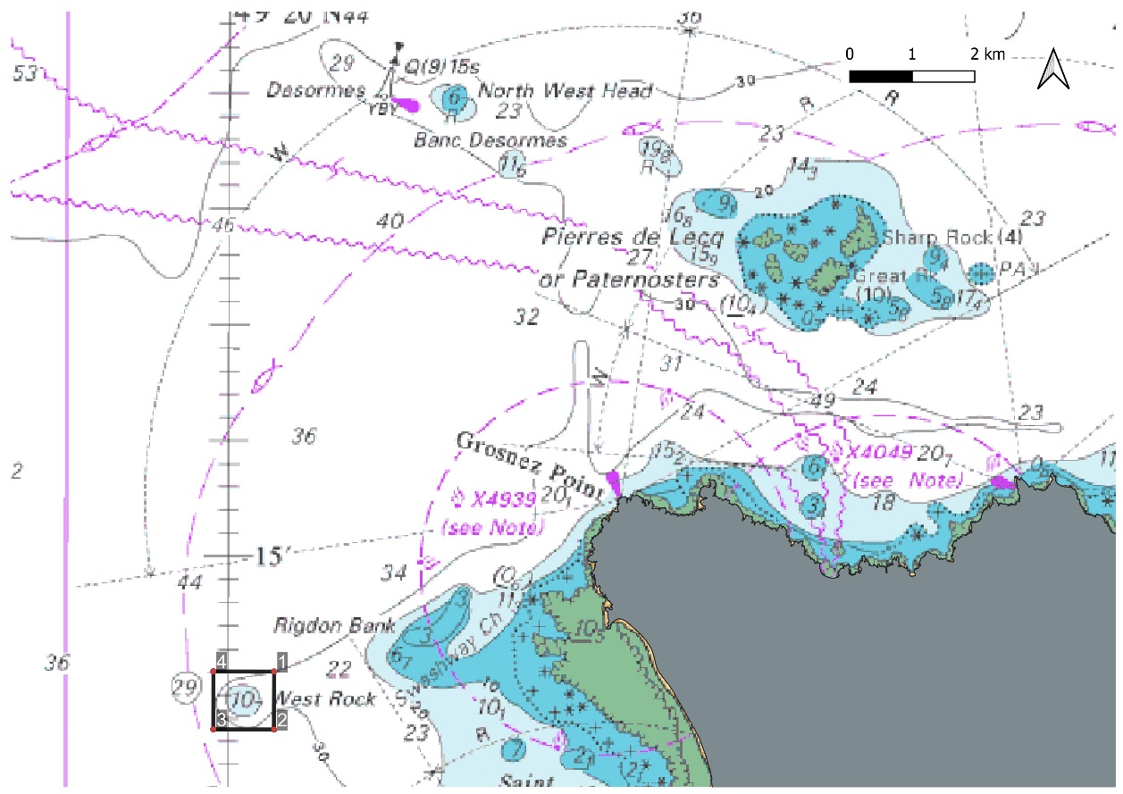 Map - 2026 West Rock MPA on Admiralty