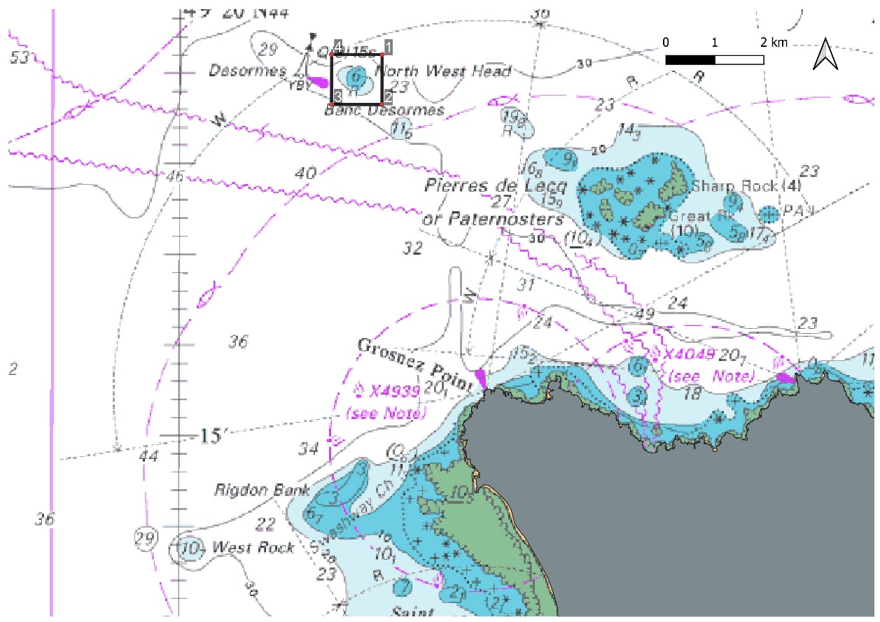 Map - 2026 Banc Desormes MPA on Admiralty