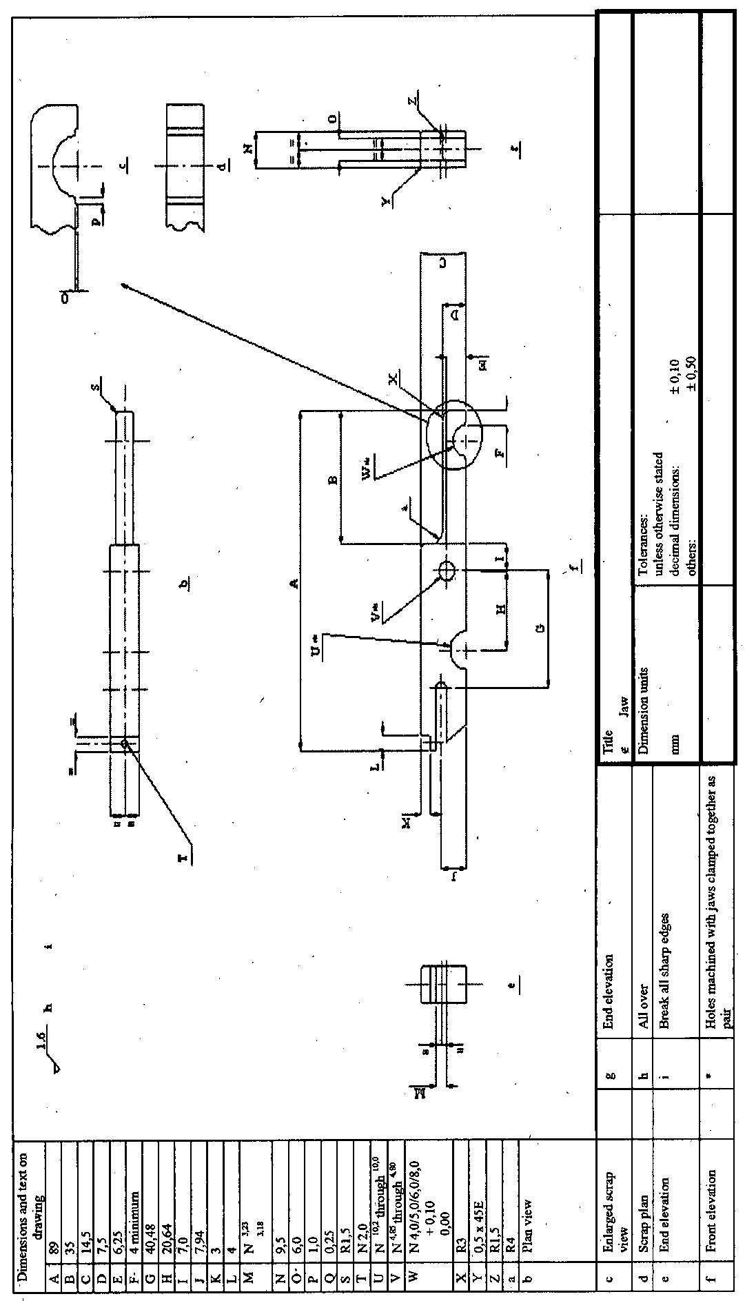 Twine-measuring pliers assembly figure