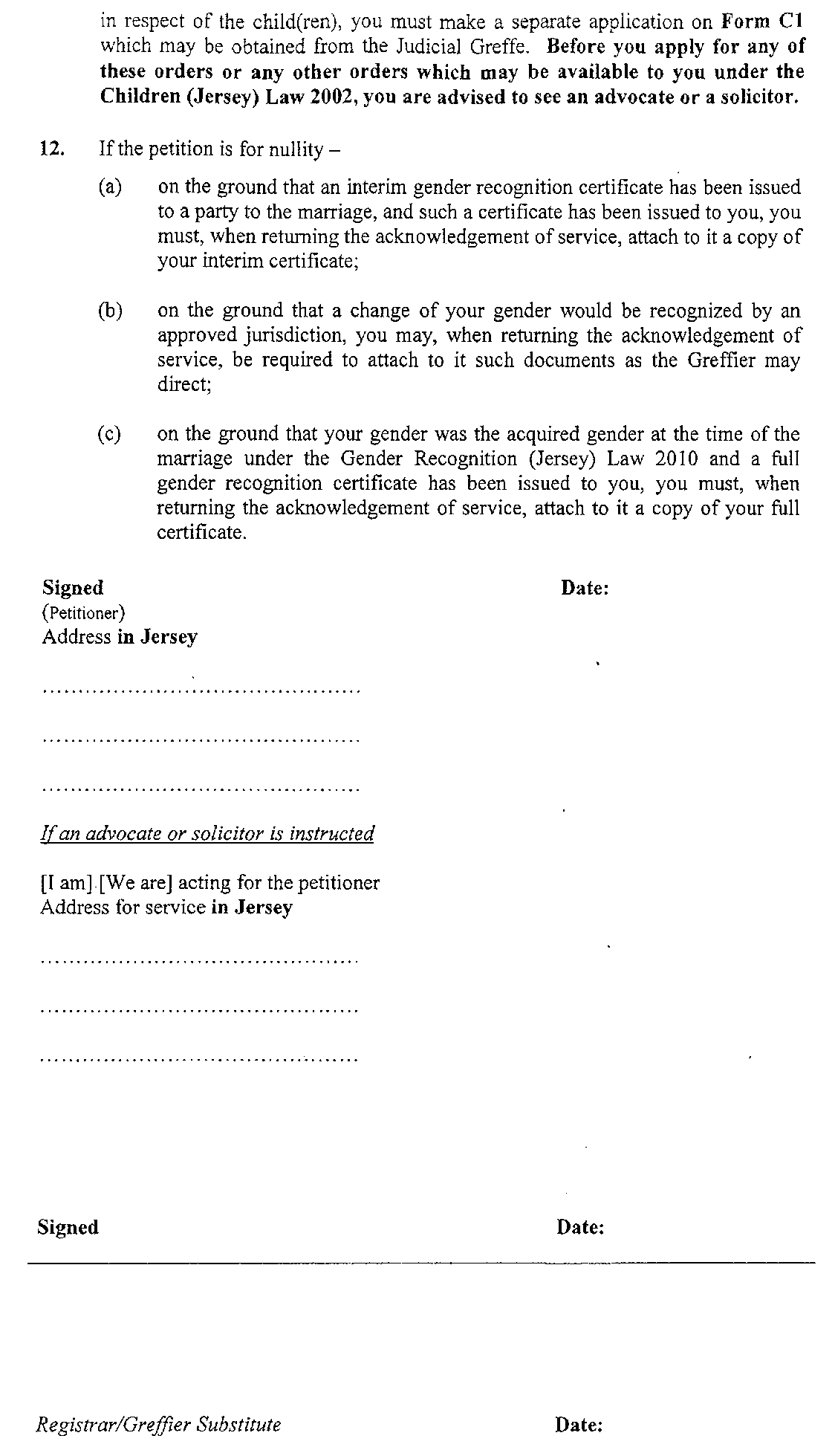 Form 3 - continued