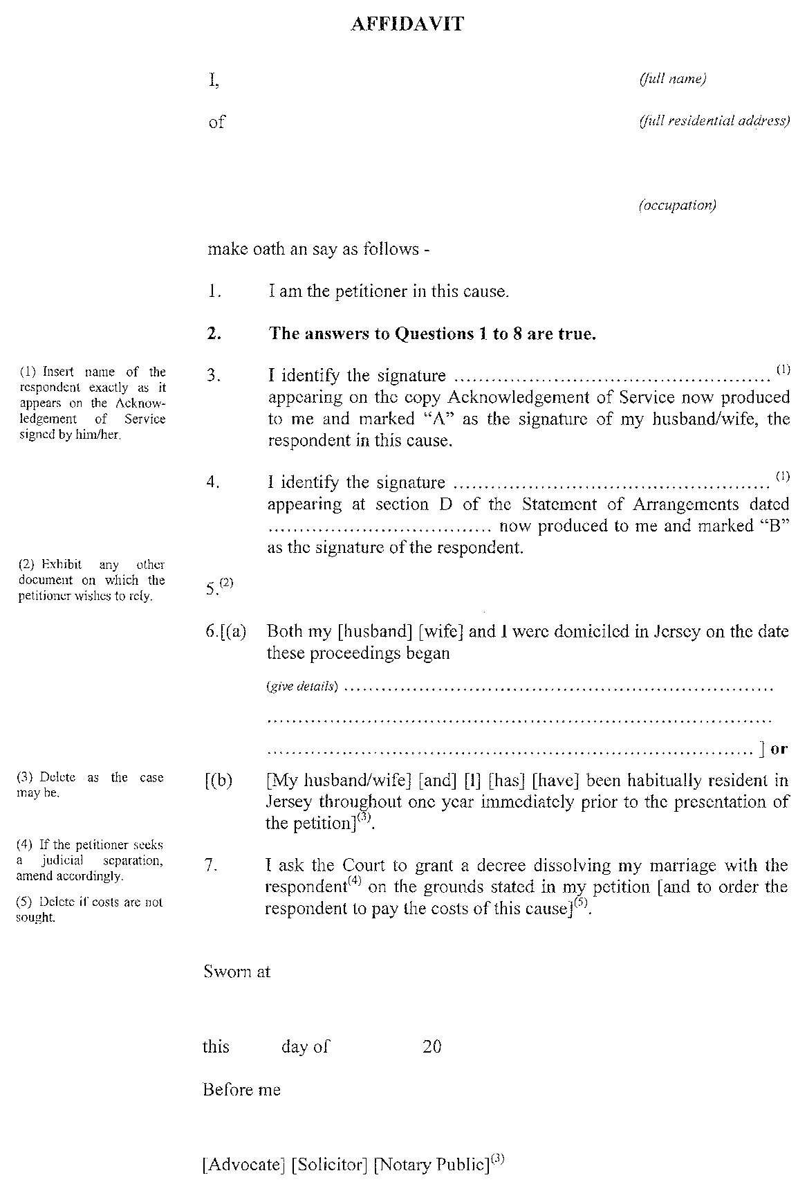 Form 8 - continued