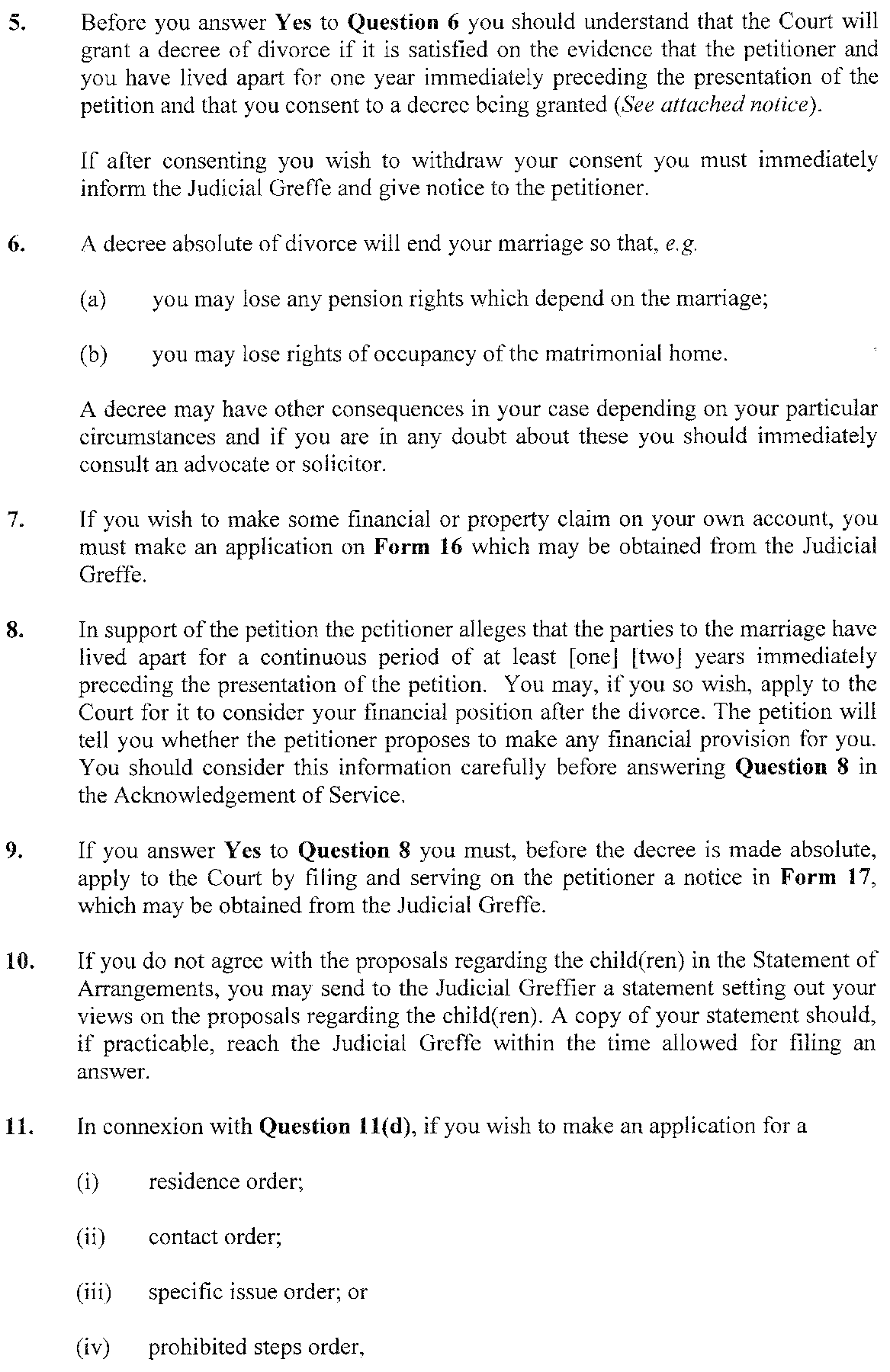 Form 3 - continued