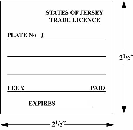 Form of Trade Licence