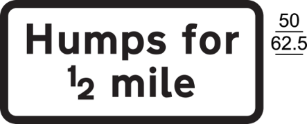 A black and white sign with black text and numbers