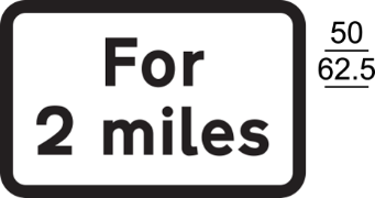 A black and white sign with black text and numbers