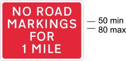 A red sign with white text  Description automatically generated