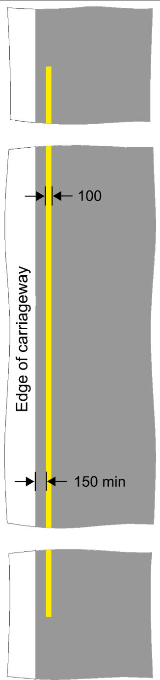 Grey background with yellow stripe