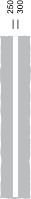 Grey background with long white line in the centre